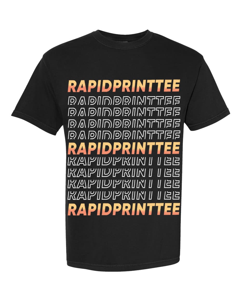 Rapidprinttee POD Print on demand Comfort Colors T-Shirt Max Print